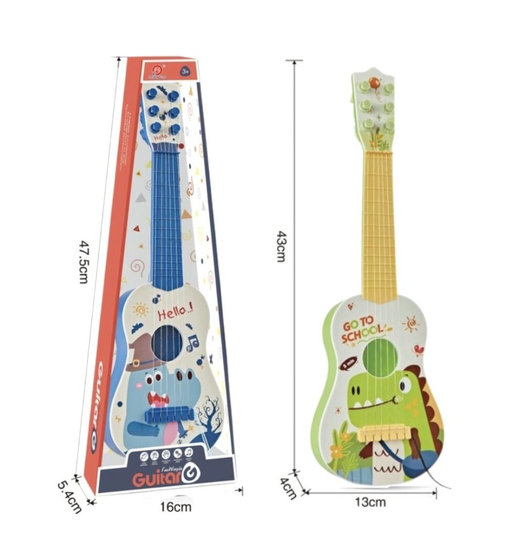 Guitarra musical cocodrilo y dinosaurio-BL243