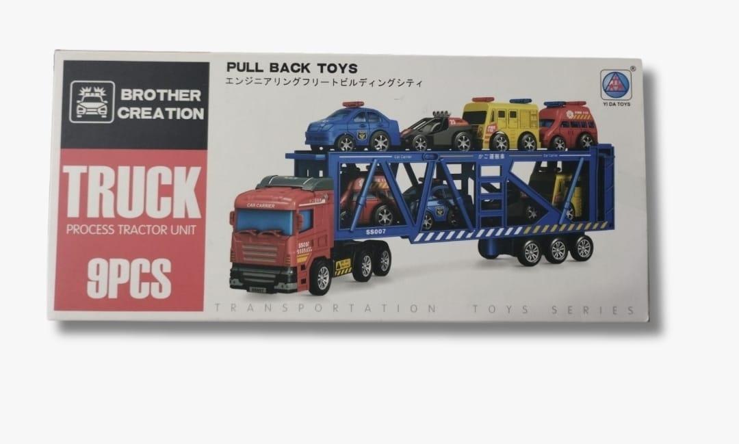Camion porta mini autos pullback-BL6307