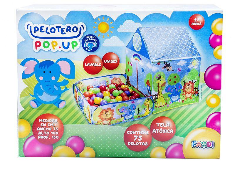 Pelotero Elefante con 75pelotas-FD277950