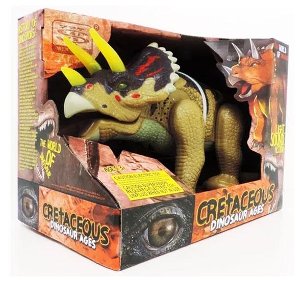  WS5301 Triceratops grande con sonido, luz y moviemiento