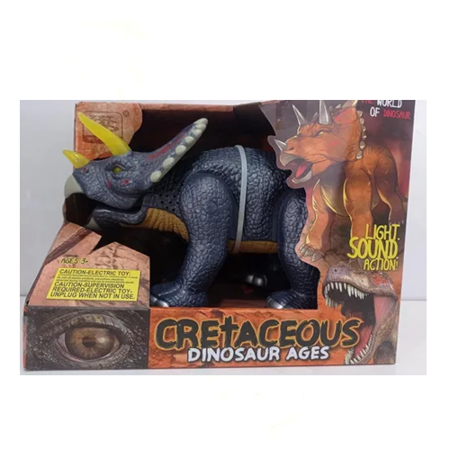  WS5301 Triceratops grande con sonido, luz y moviemiento